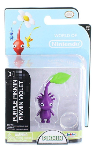 Mundo De Nintendo  2.5  Púrpura Pikmin Figura De Acción