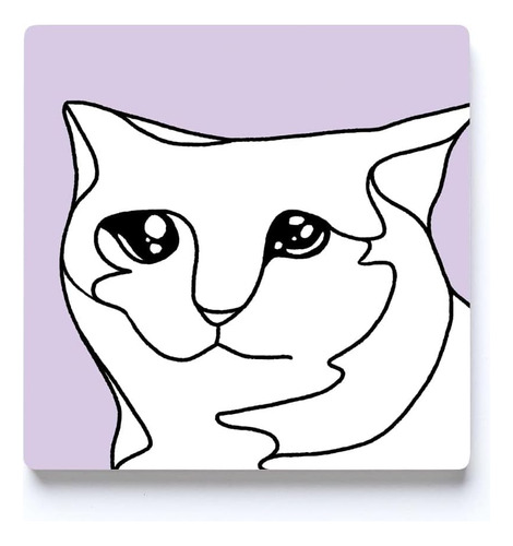 Posavasos Con Meme De Gato 2, Joyride Home Decor, Posavasos