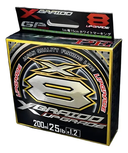 Linha Multifilamento YGK X-Braid Upgrade X8 200m 8 Fios PE