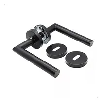 Comprar Picaportes Para Puerta Entrada Aluminio Negro.