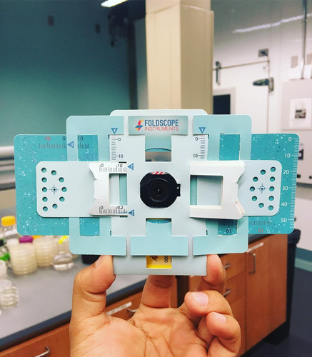 Foldscope: Microscopio Escolar Armable