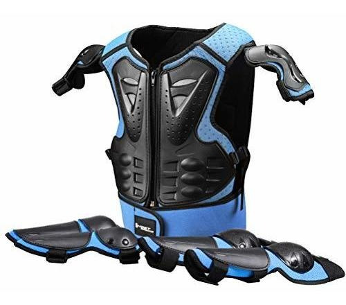 Coderas Moto, Traje De Armadura De Motocicleta Para Niños Eq