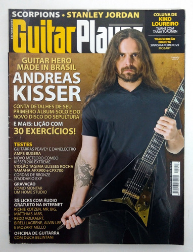 Revista Guitar Player N° 150 Ano 13 Andreas Kisser Scorpions