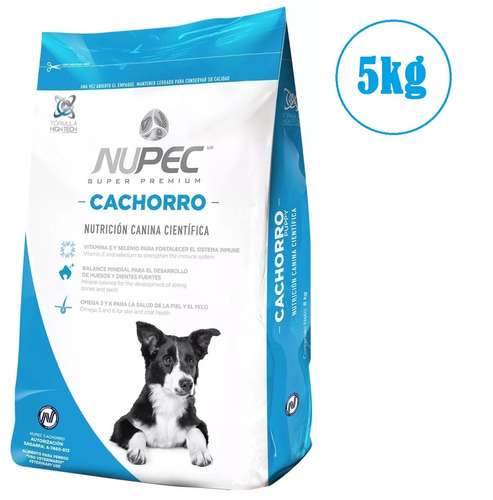 Nupec Cachorro 5kg. Croqueta Alimento Premium Perro Cachorro