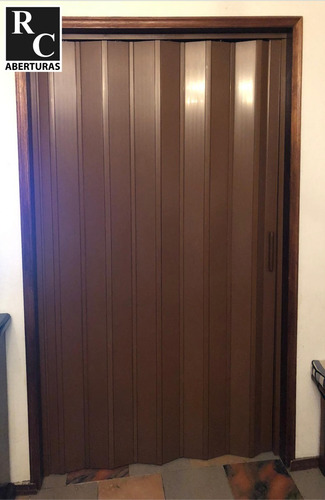 Puerta Plegable Premium Pvc Española Blanco 80 X 223 Alto