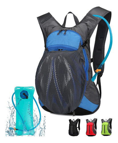 Mochila Hidratación Ciclismo Hiking Campismo+bolsa De Agua2l