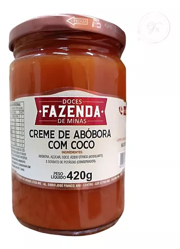 Chimia de abóbora com coco - 400g