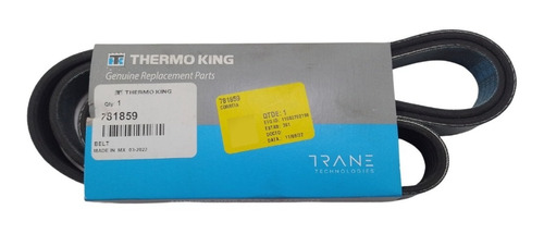 Correia Alternador Bomba D'água Thermo King Precedent 781859