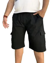 Comprar Bermudas Cargo Gabardina Especiales Hombre Grande Elastizada