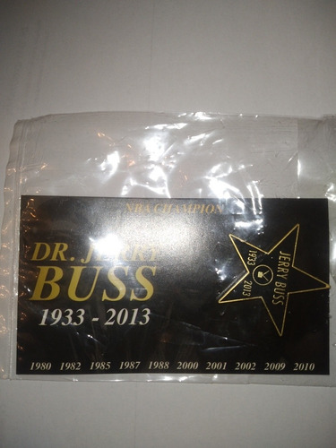 Pin Imantado A Honor De Dr Jerry Buss 1933/2013 Nba Champion