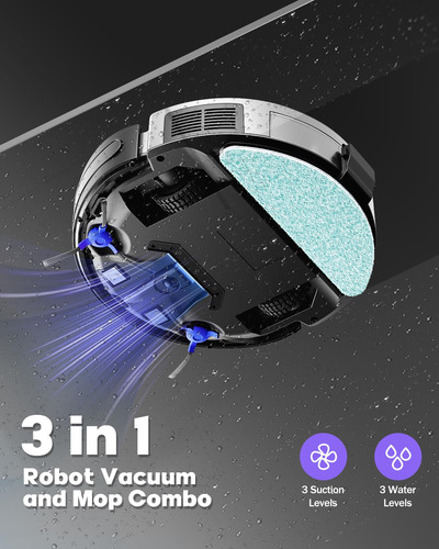 V3 Aspiradora Y Trapeador Robot 2 En 1 5000 Pa Mmg