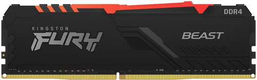 Memoria Kingston Fury Beast Ddr4 8gb 3600mhz Rgb Kf436c17bba