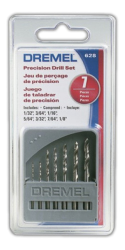 Set De Mechas De Precision Dremel Dr 628 - Set X 7u - Fdn