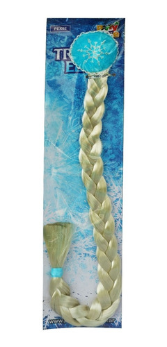 Extension Trenza Aplique Peluca Elsa Frozen Cotillon