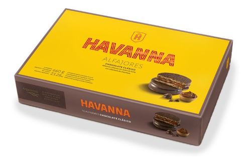 Havanna - Alfajores Chocolate X 12 Uds -