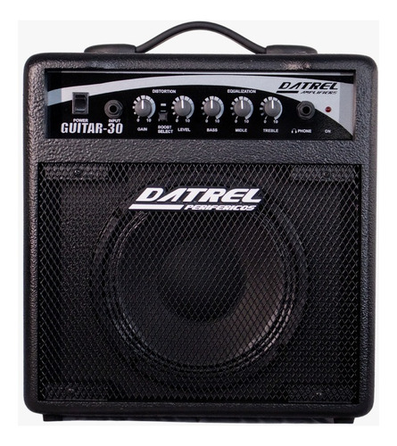 Amplificador P/ Guitarra Detral 30w Preto  Guittar30w