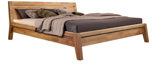 Imagen 2 de 5 de Cama Doble De Madera Maciza 100% Roble Ref: Maciza44