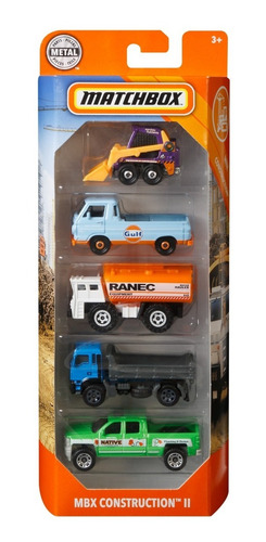 Imagen 2 de 9 de Matchbox, Surtido De 5 Autos Básicos