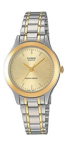 Reloj Casio Original Damas Ltp-1128g-9ardf Con Garantía