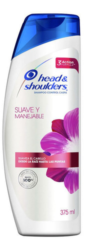 Head & Shoulders Shampoo Anticaspa Suave Y Manejable 375ml