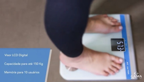 Balanza digital GA.MA Italy Fit Ultra, hasta 150 kg