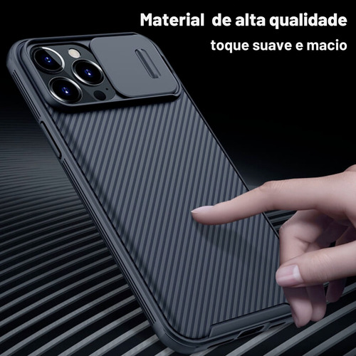 Capa Camshield Pro Magnetic Case Nillkin Para iPhone 15 Plus
