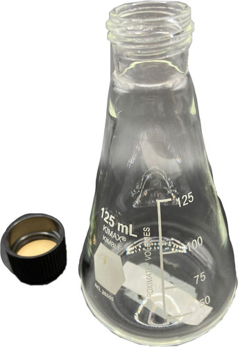 Matraz Erlenmeyer 125 Ml Kimax C/tapon