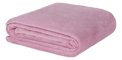 Cobertor Manta Fleece Chamego Queen - Rosa