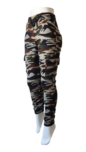 Buzo Mujer Tipo Jogger Militar Cargo