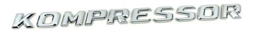Emblema Mercedes Benz Kompressor Cromo Clase C E Glk Slk