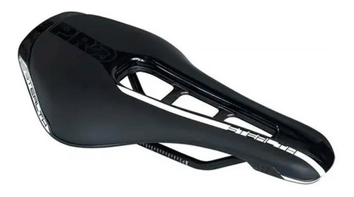 Sillín anatómico Shimano Pro Stealth de acero inoxidable, 142 mm, negro