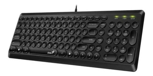 Teclado Slimsmart Q200 Usb Negro Genius