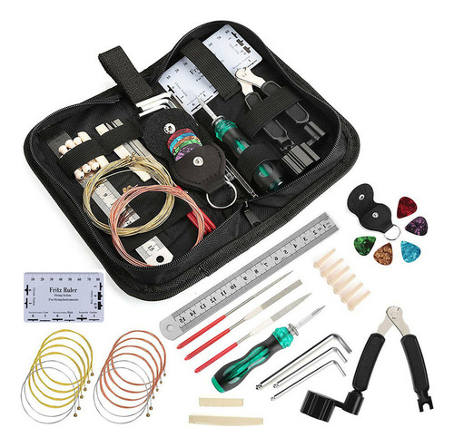 Kit De Herramientas De Reparación Luthier Set Setup Ruler Ma