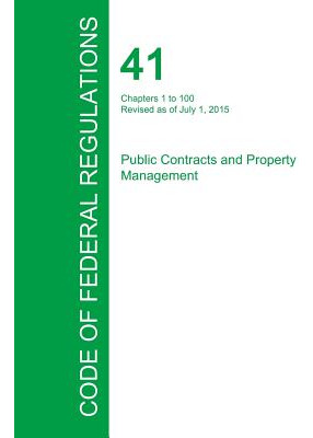 Libro Code Of Federal Regulations Title 41, Volume 1, Jul...