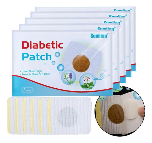 30 Parches Regula Azucar Sangre Diabetes Diabetic Patch