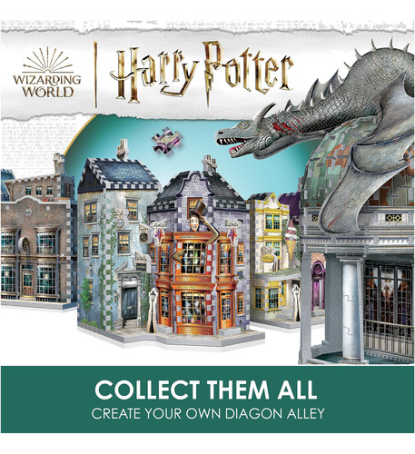 Puzzle 3d Webbit3d Harry Potter Gringotts Bank, 300 Piezas