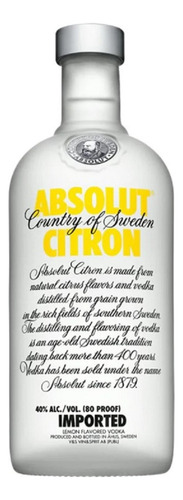 Vodka Absolut Citron 750ml
