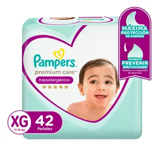 Pañales Pampers Premium Care Talla Xg 42 Unidades