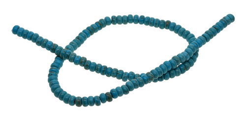 Turquesa Espaciador Perlas Piedras Camas De Ábaco 6x3mm