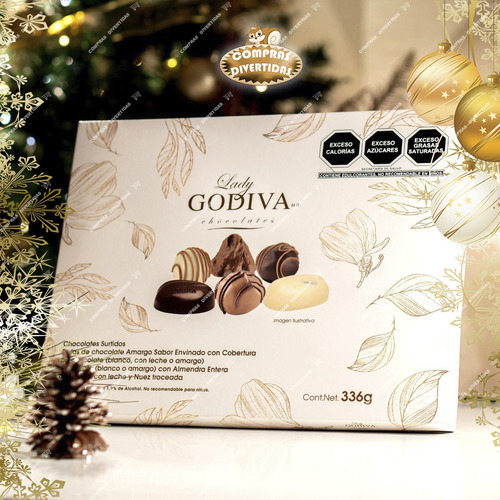 Especial Navideño Lady Godiva Chocolates Gourmet Selectos