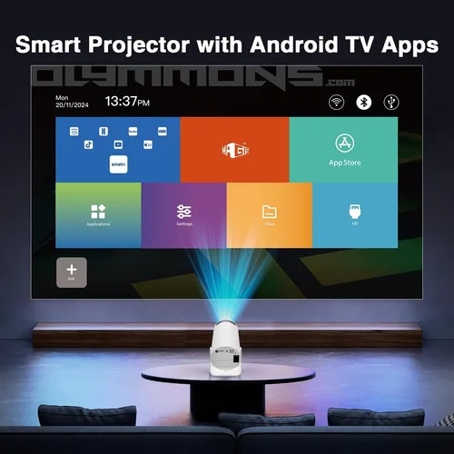 Proyector Mini Portatil 4k Android Wifi Bluetooth Hdmi Tv