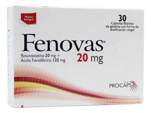 Fenovas 20 Mg Caja - Unidad a $6175