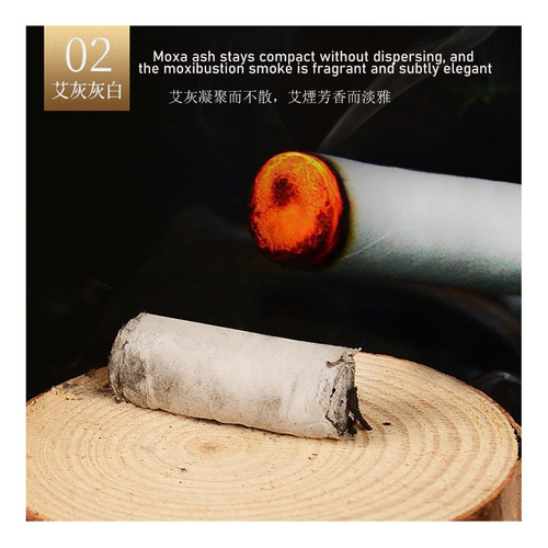 Sticks Moxa Puro Eeorxhl, Rollos De Moxibustión Suaves Puros