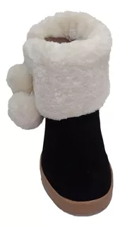 Bota Corta De Invierno Para Mujer Cómoda Peluche Cálidad