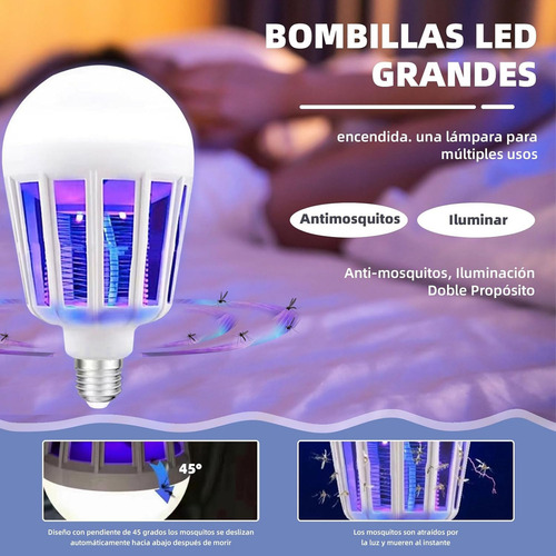 Lámparas Led Mata Moscas Y Mosquitos Luz Eficaz Para Eliminar Insectos De Alta Calidad Everest