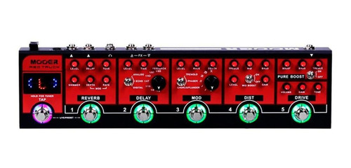 Pedaleira De Efeitos Mooer Red Truck Para Guitarra - Cpt1