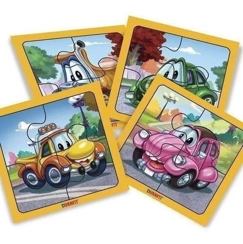 Puzzles Infantil Autos 4