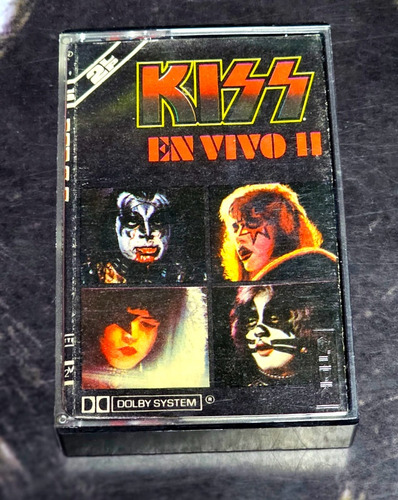Kiss Cassette En Vivo 2 Nacional De Época Exc Estado Envíos 
