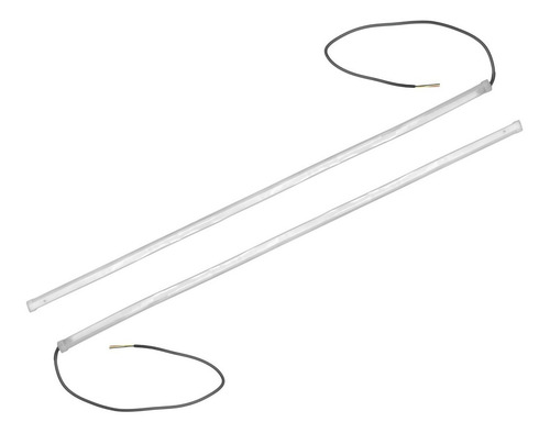 Par Tiras Led Flexibles Gel 60cm 3 Funciones Azul Ambar