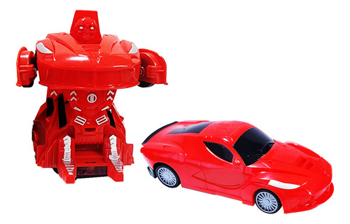 Carro Robot Transformers Luces Juguetes Niños + Baterias 